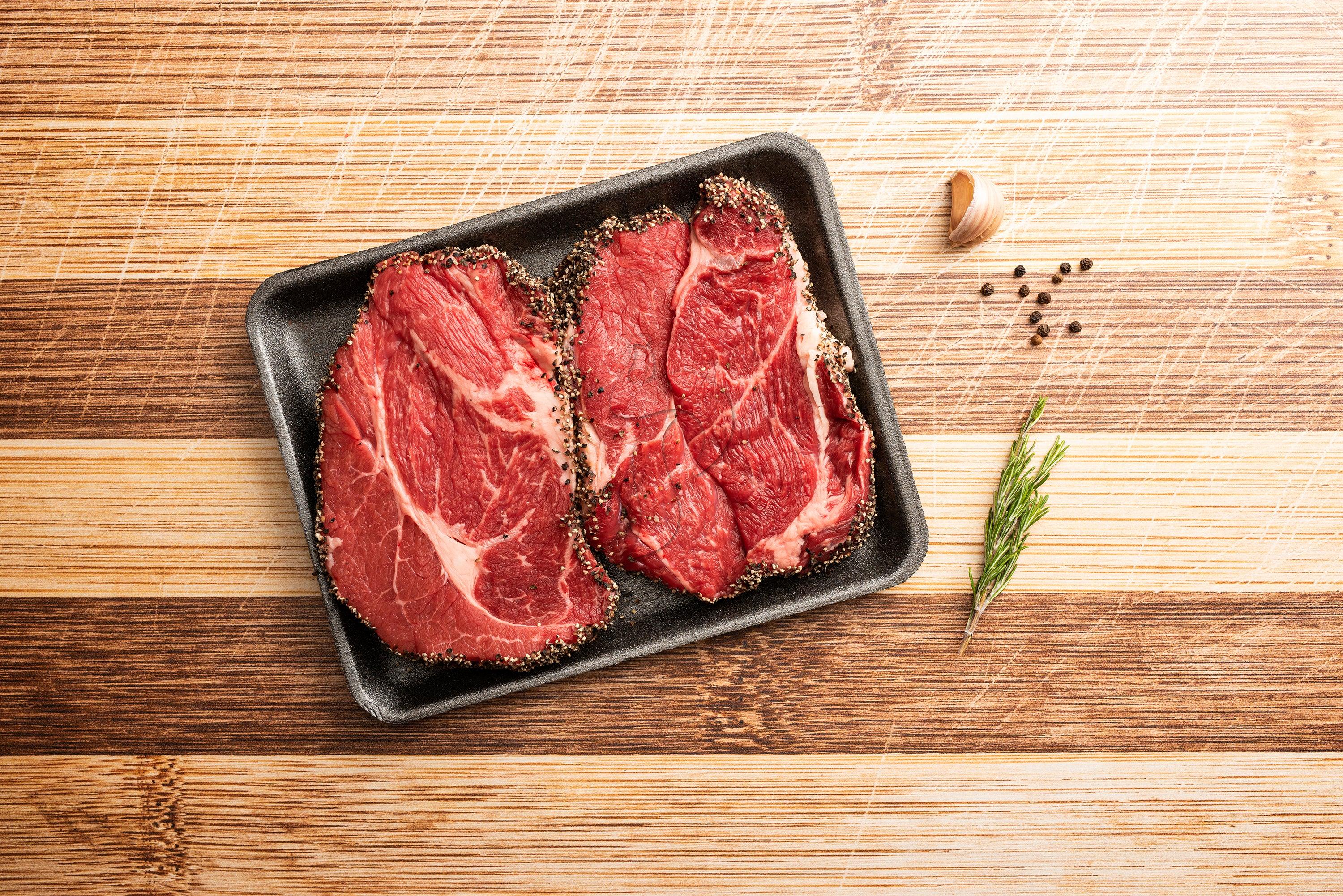 Pepper Crusted Club Steak - Kehilla Butcher