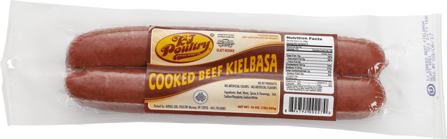 Beef Kielbasa 16oz - Kehilla Butcher